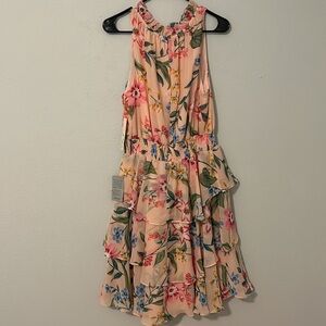 NWT Eliza J floral dress, plus size women’s 16. Pink, absolutely beautiful!